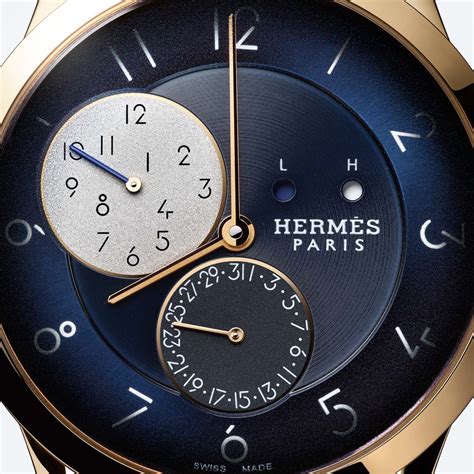 hermes slim d'hermes gmt|slim d'hermes lune watch.